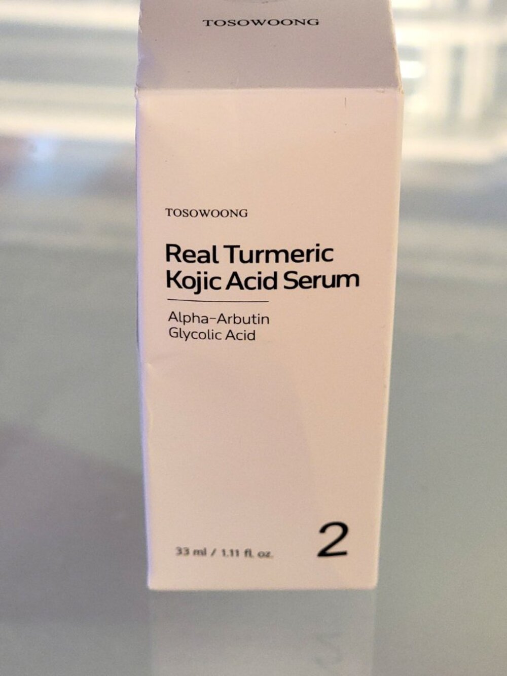 TOSOWOONG REAL TURMERIC KOJIC ACID SERUM 33ML K-BEAUTY